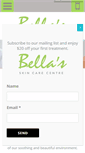 Mobile Screenshot of bellasskincare.com.au